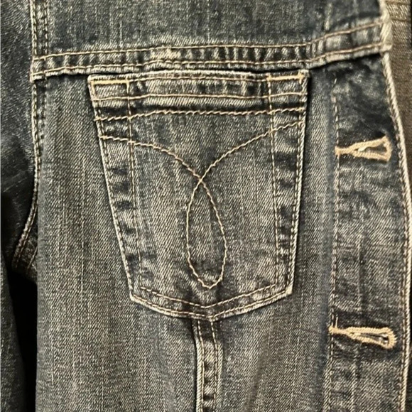 Calvin Klein vintage y2k denim jacket, size Medium. This is a rare denim jacket. - Picture 3 of 9